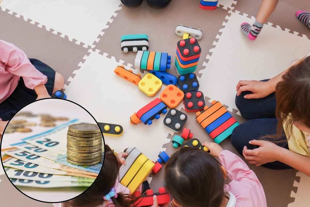Bambini asilo nido soldi